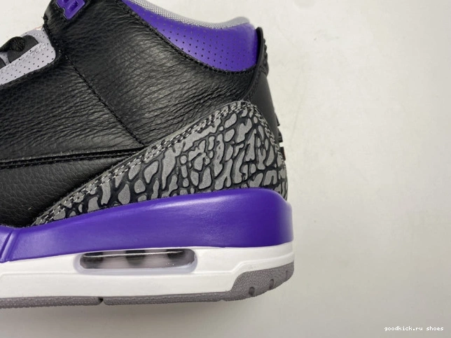 Rep 050 Court Black Jordan Retro CT8532 Purple 3 Air 0701